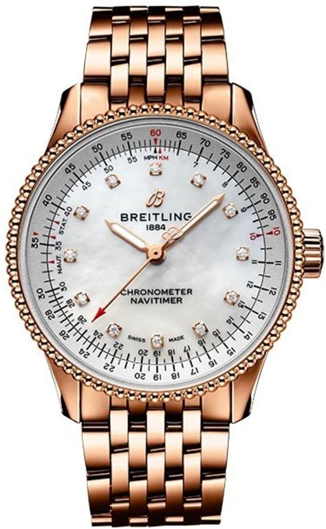 women's breitling watches|Breitling navitimer diamond bezel.